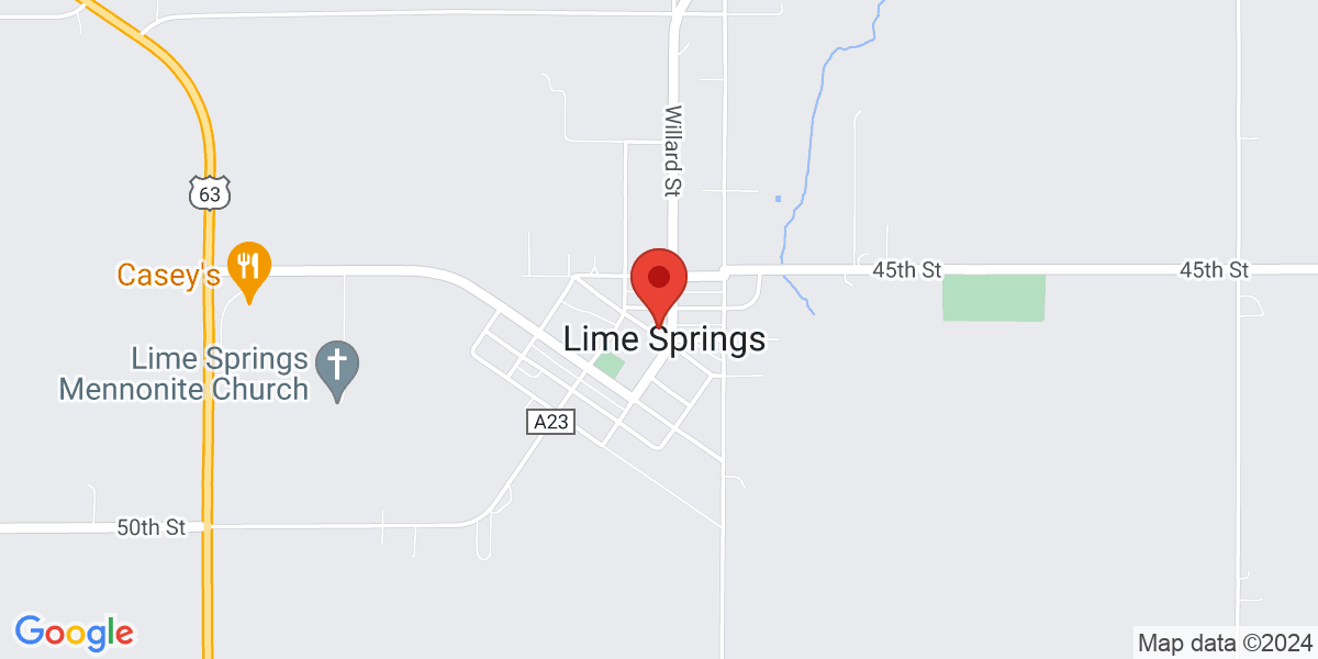 Map of Lime Springs Public Library